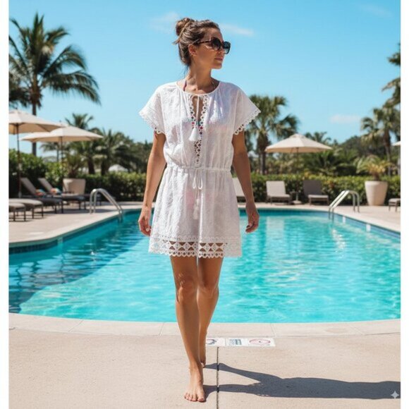 Lost+Wander Angel Lagoon Cover Up - Picture 1 of 4